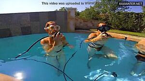 i watched eva sasalka and jason fuck underwater at the pool