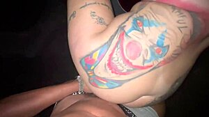 hey check this brazilian trans getting fucked raw on street cars zooming by