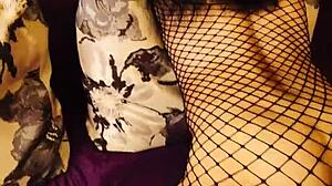 i finally met hotlia without her husband she wore lingerie stockings for anal pov