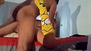 boss sneaks in to fuck babysitter's ass hard when no one's home