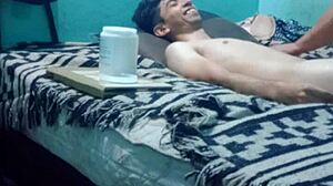 Intimate Sensual Massage Delights Skinny Guy with Pure Relaxation Pleasure