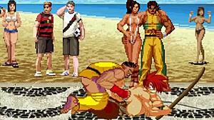 beach pussy ready for mugen sean's intense hentai drilling?