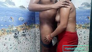 Indian Bhabhi Squirts In Bathroom As Monster Cock Fucks Her Wet Pussy