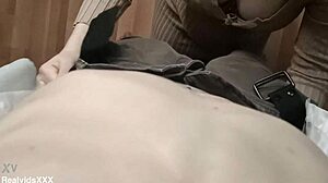 pregnant wife skips my porn for homemade pov blowjob cum swallow?