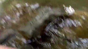 vlog of me pounding hot colombian gf by public river