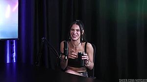 yo check debora andrade's hot cast compilations in sheer red lingerie swinging wild