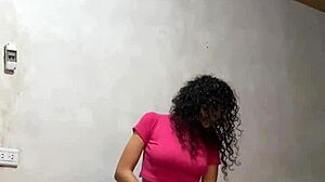 voyeur spies athletic colombian model undressing perfect tits outdoors