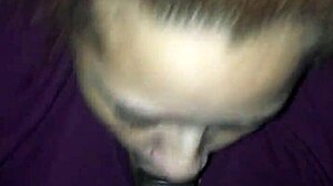 she wraps her bbw lips around my cock for deep head