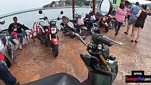 amateur teen couple bangs publicly on thai island