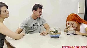 Bent over brazilian sister-in-law takes full anal pounding from bro-in-law