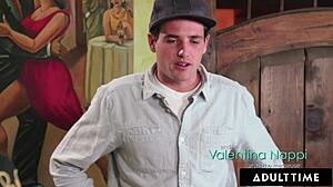 Will Italian babe Valentina Nappi turn your shy first-time nerves into oiled nuru grinding and rough riding sex?