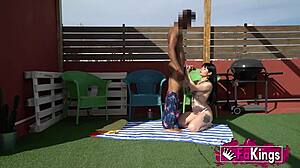 Nadja Seduces Tattooed Neighbor for Massive Cock Blowjob Ride