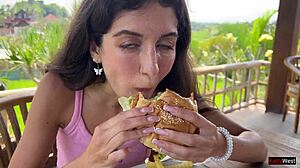 hey waiter cum on my face in this cafe i dine covered in cum only cumwalk!