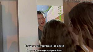me n stepsis sofia smith suck off delivery guy rough