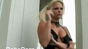 Lesbians Fondle Huge Natural Tits