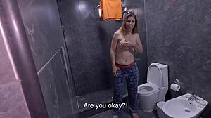 wet games with step sis turn into rough pussy creampie fantasy