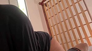 stepmom's huge natural tits invade my room for taboo ride