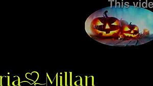 helping stepsis puke out stomach on halloween with nuria millan