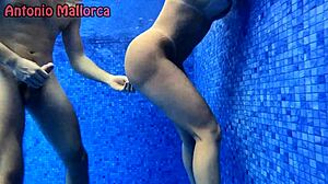 Horny Big Ass Brazilian Milf Takes Monster Cock Underwater Doggystyle Pounding