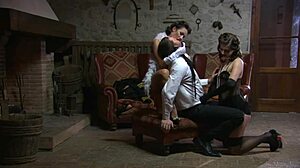 Marika and Aurora explode with dirty talk anal orgasms as cute sluts