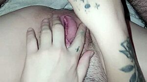 monster cock unloads huge cumshot deep in tight argentinian blonde's curvy pussy