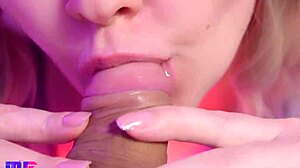 Watch this sensual close-up blowjob suck till creamy cumshot fills her mouth?