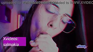 vintage latina cutie loves licking her hairy beaver and stuffing huge dildos inside