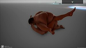 whoa check out this big ass big tit milf shey riding fat man iljah's small 18+ dick wild