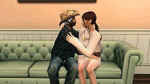 Wow, sinful city's good grandpa's monster cock blasts teen pussy, big ass shakes and tits bounce wildly!