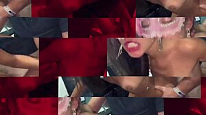 Ap Nhei Takes Double Monster Cocks In Swing And They Try Her Tight Ass