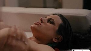 wanna watch this cute shemale tongue my wet pussy before she fucks me senseless?