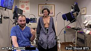 oh the thrill as freshman rebel wyatt gets her mandatory hitachi vibrator orgasm from the doctor in tampa