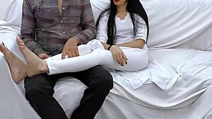 seeing my mother-in-law's thin waist and thick ass makes my penis so erect