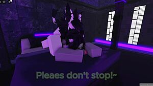 Roblox Girl Bends for Friend's Hard Fuck Session in Bored Hookup