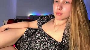 teen fingers her tight pink pussy until soaking wet orgasm hits hard