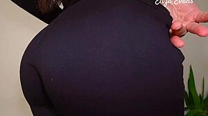 Eliza Evans slut stepsister anal rides stepdad cowgirl hard