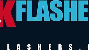 god i'm so pissed flashing my shaved pussy on london streets