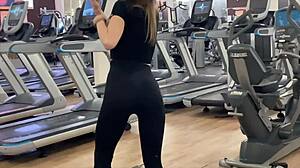 Gym Babe's Steamy Bathroom Quickie Invitation Accepted