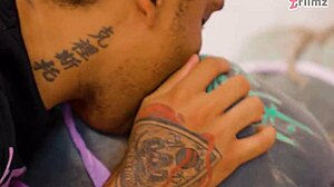 tattooed punk goth gets bbc anal deepthroat ass to mouth facial cumshot