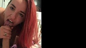 Spanish BBW Eva Autumn deepthroats and rides Hunter Bradley's cock in sloppy hookup!