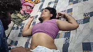 Sister-in-law's tight saree grabs naughty devar's eyes in heated indian stare-down