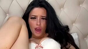 hey check out this horny american teen exchange student squirting solo on webcam with toys pov