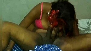 Amateur ebony with big ass and saggy tits gets her pussy licked deep before banging