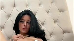 hey check out this horny american teen exchange student squirting solo on webcam with toys pov