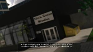 casey flashes her shaved redhead pussy on public outdoor path play