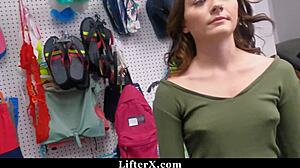 Teen Lifter Caught then Bent Over for Jack's Hard Garage Punishment