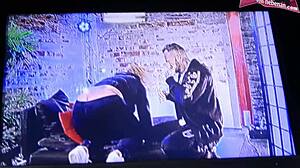 German BBW Model's Curvy Body Fucked Hard During Photoshoot Interview Backstage