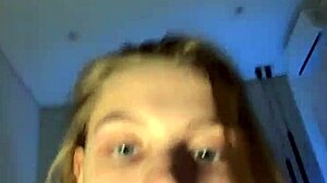 teen fingers her tight pink pussy until soaking wet orgasm hits hard