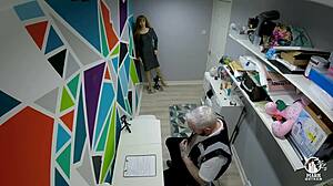 lacey the skinny british slut gets caught shoplifting and pays with her mouth