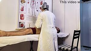 Nurse Exam Makes Patient's Cock Erupt Wildly